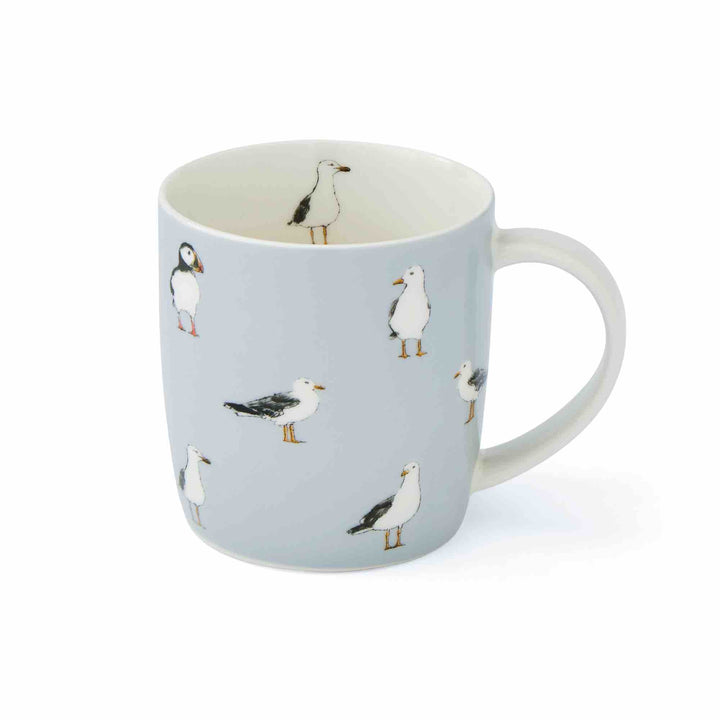 Coastal Birds Barrel Mug - Williamsons Factory Shop