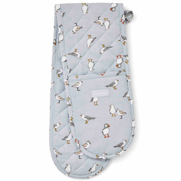 Coastal Birds Double Oven Glove - Williamsons Home