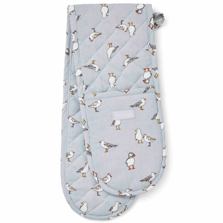 Coastal Birds Double Oven Glove - Williamsons Factory Shop