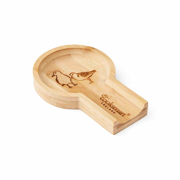 Coastal Birds Large Bamboo Spoon Rest - Williamsons Factory Shop