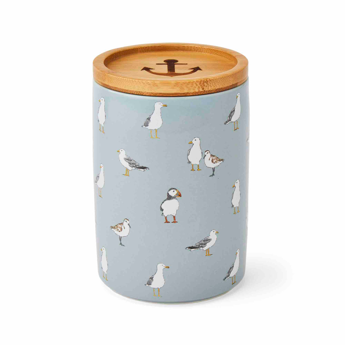 Coastal Birds Large Ceramic Canister - Williamsons Home