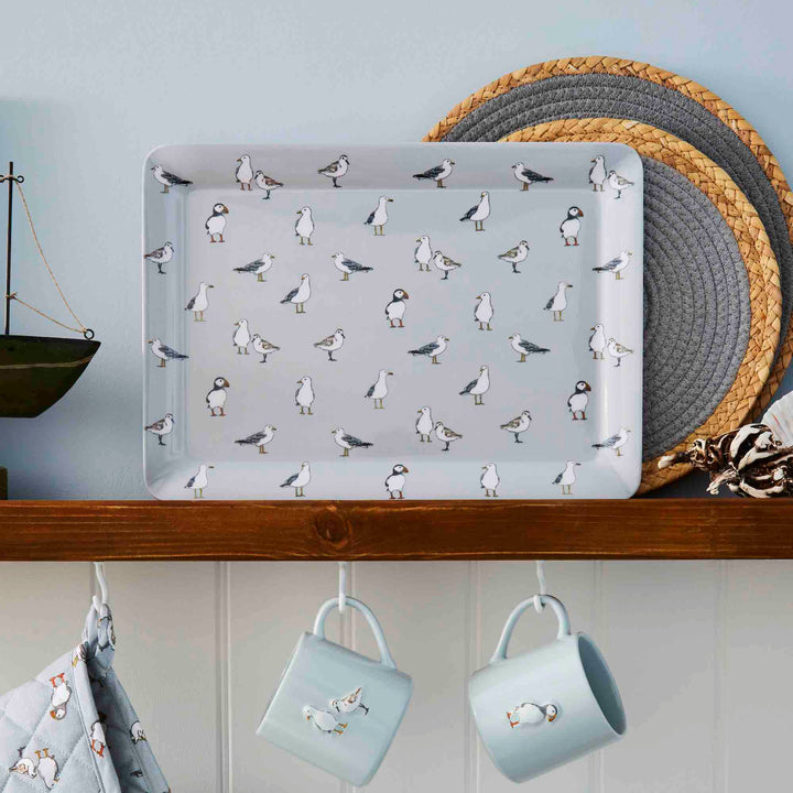 Coastal Birds Tray - Williamsons Factory Shop