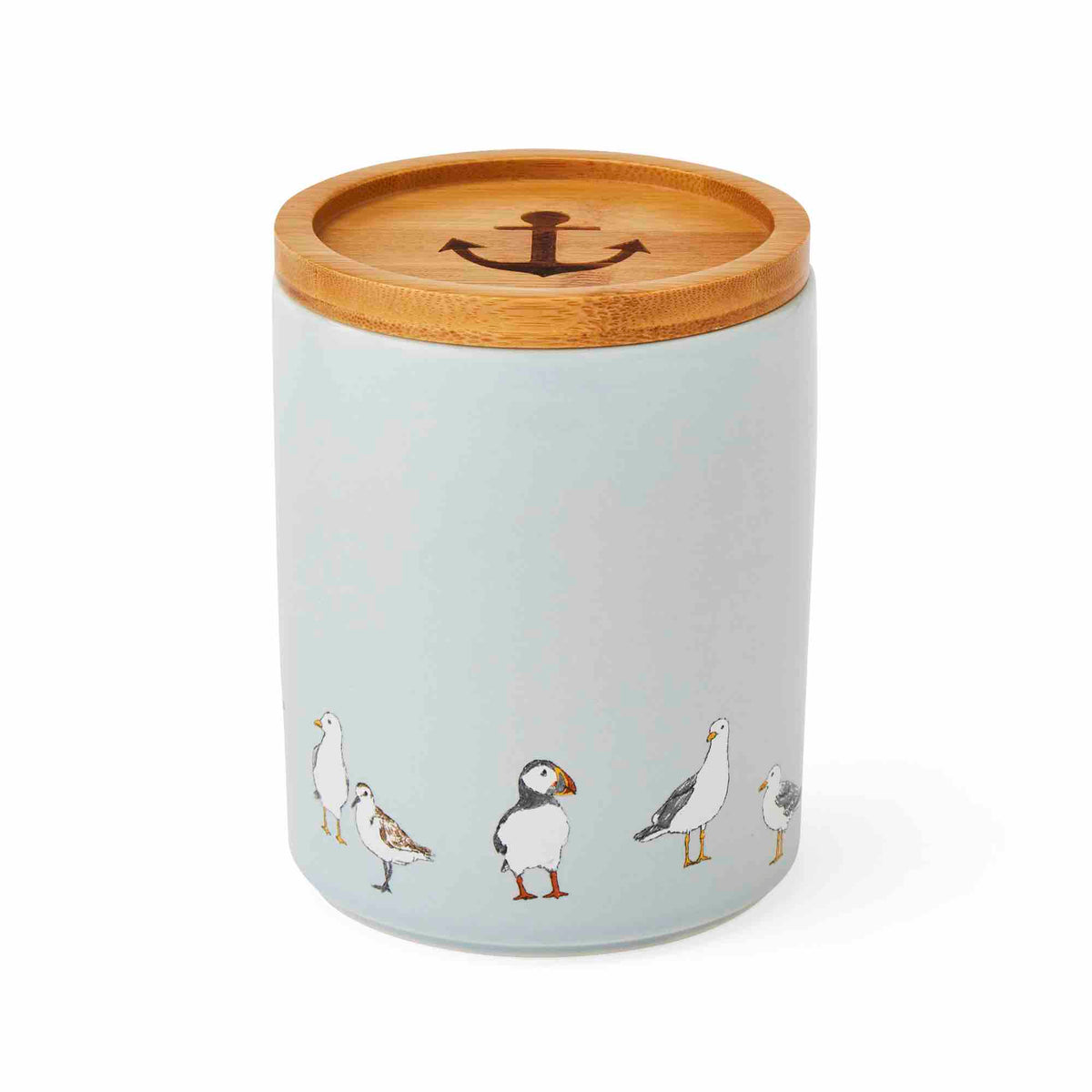 Coastal Birds Medium Ceramic Canister - Williamsons Home
