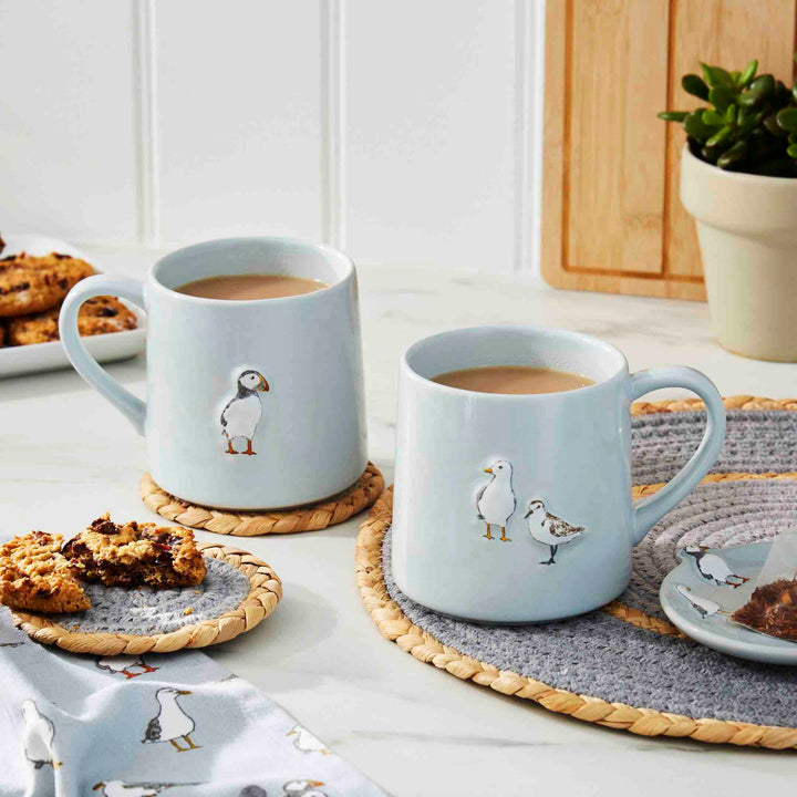 Coastal Birds Reverse Conical Mug - Williamsons Factory Shop