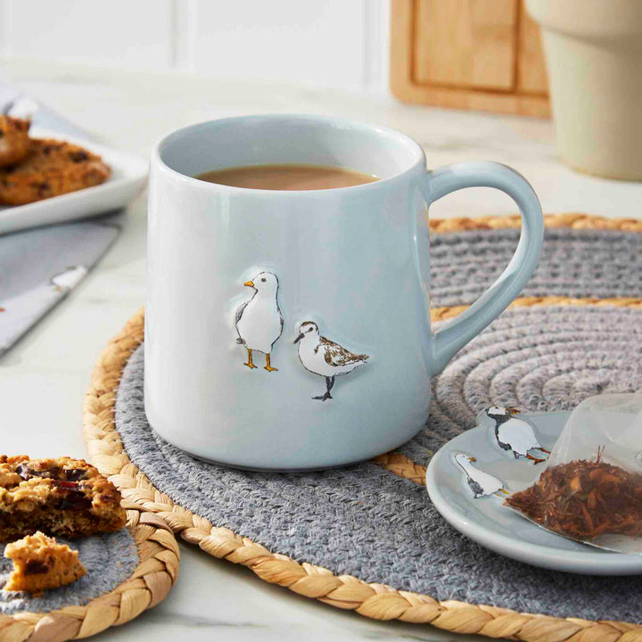 Coastal Birds Set of 2 Seagrass Table Mats - Williamsons Factory Shop