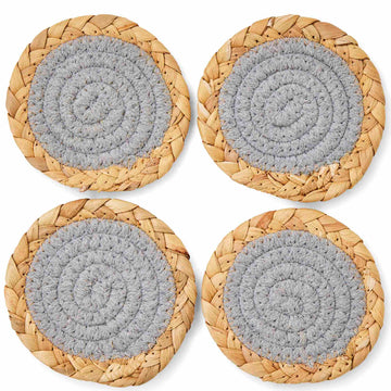 Coastal Birds Set of 4 Seagrass Coasters - Williamsons Home