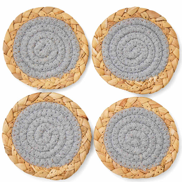 Coastal Birds Set of 4 Seagrass Coasters - Williamsons Factory Shop