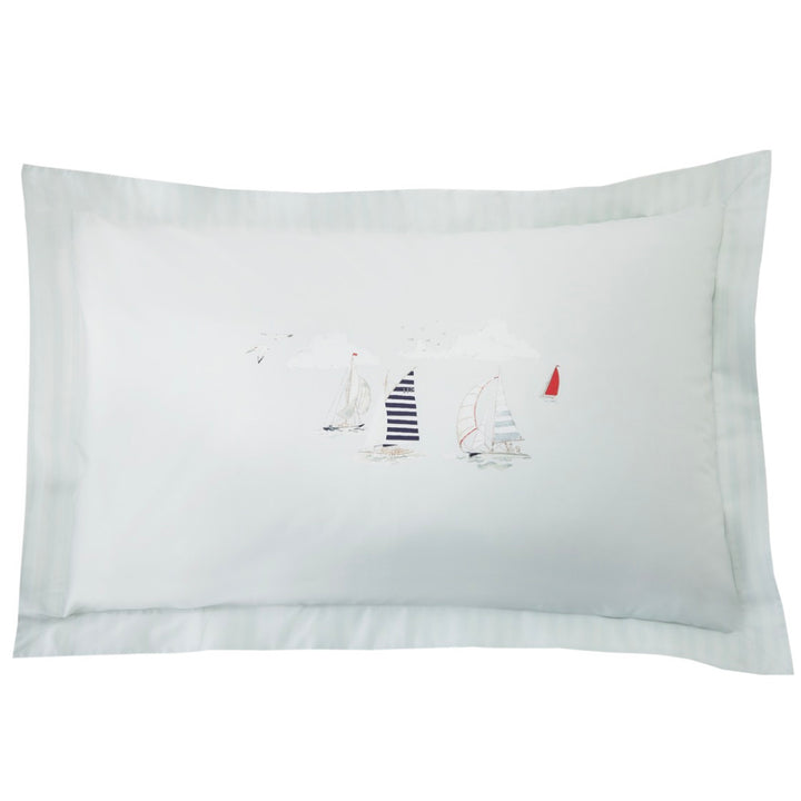 Sophie Allport Coastal Boats Duvet Cover Set - Blue - Williamsons Factory Shop