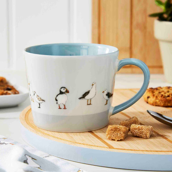 Coastal Birds Conical Mug - Williamsons Factory Shop