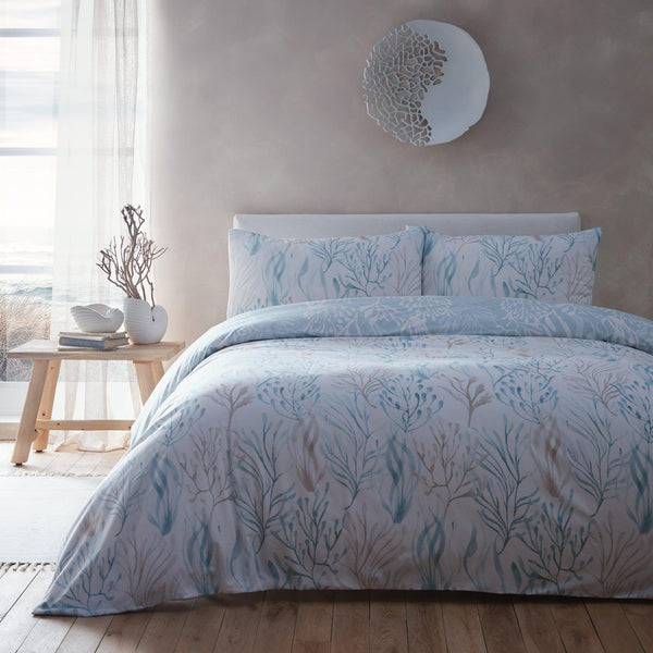 Drift Home Cora Duvet Cover Set - Seafoam - Williamsons Factory Shop