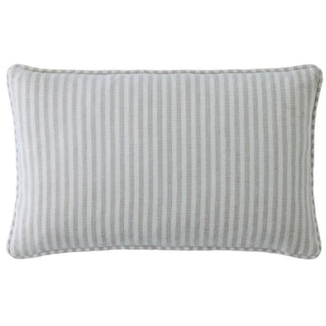Laura Ashley Cornish Chenille Stripe Cushion - Natural