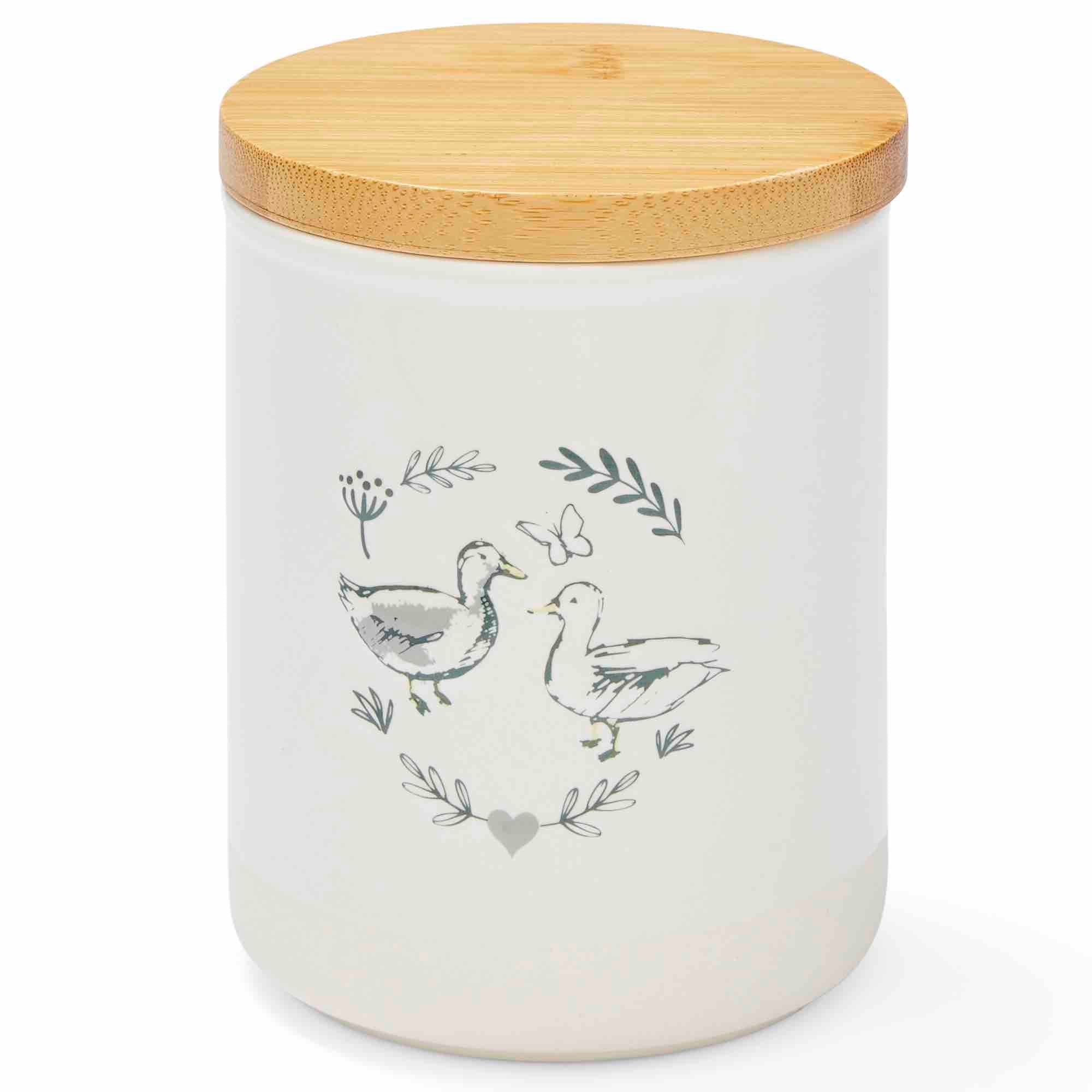 Country Animals Ceramic Coffee Canister