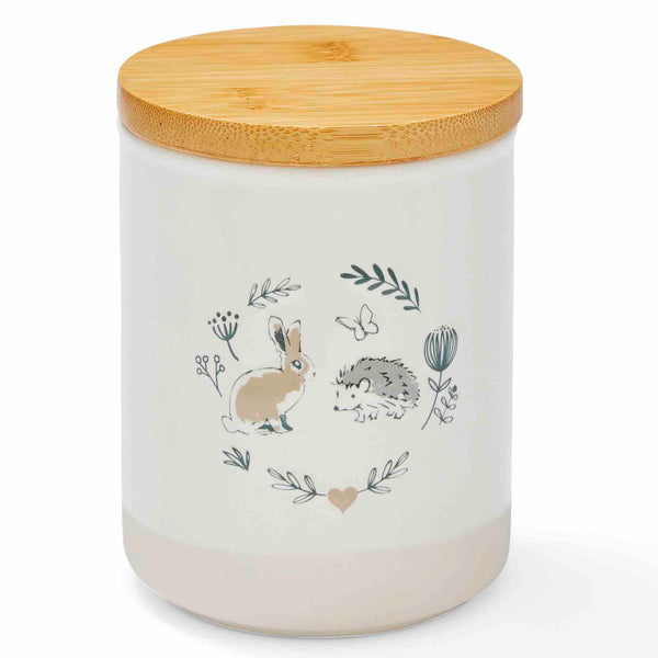 Country Animals Ceramic Tea Canister