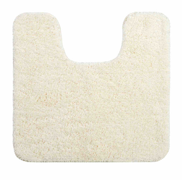 Antron Luxury Non-Slip Pedestal Mat - Cream - Williamsons Factory Shop