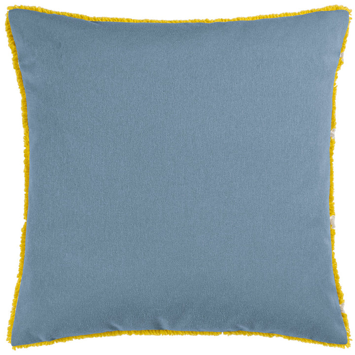 Daisy Knitted Cushion Cover-Yellow - Williamsons Factory Shop