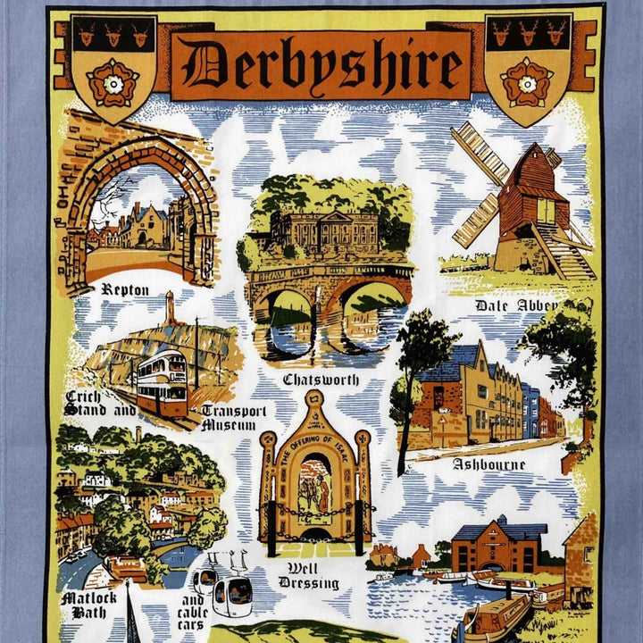 Derbyshire Cotton Tea Towel