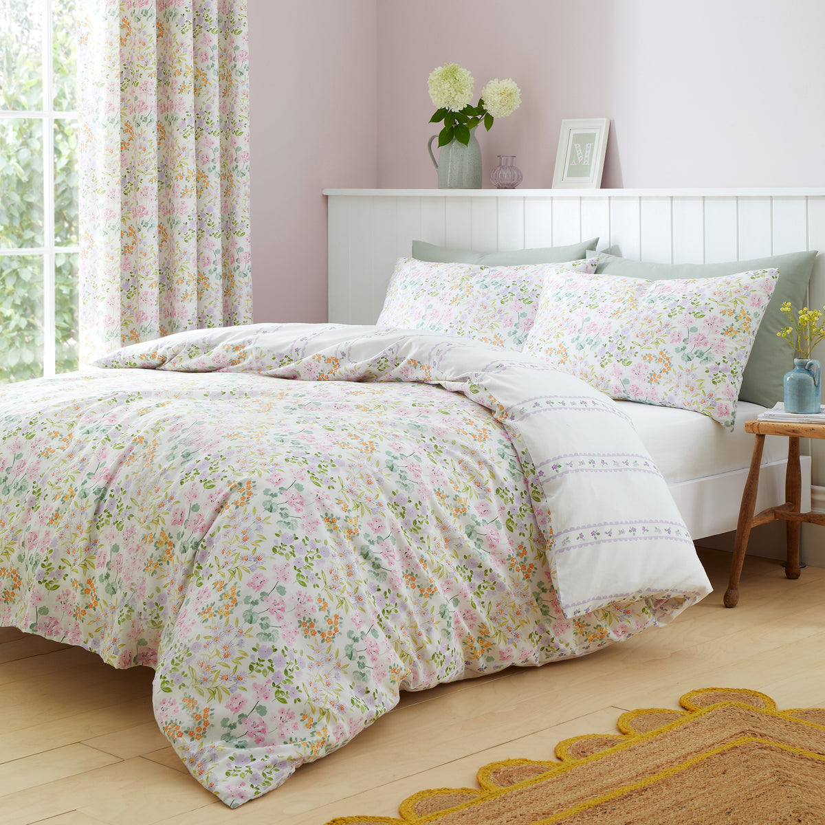 Dreams & Drapes Edith Duvet Cover Set - Lilac