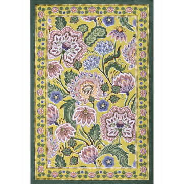 Emmeline Cotton Tea Towel - Green