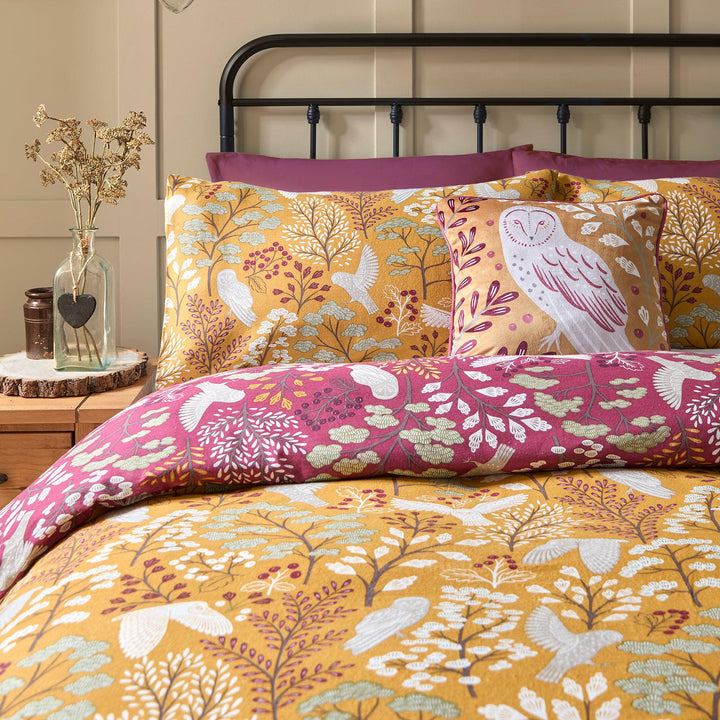 D & D Lodge Enchanted Duvet Cover Set - Gold - Williamsons Factory Shop