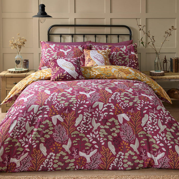 D & D Lodge Enchanted Duvet Cover Set - Gold - Williamsons Factory Shop