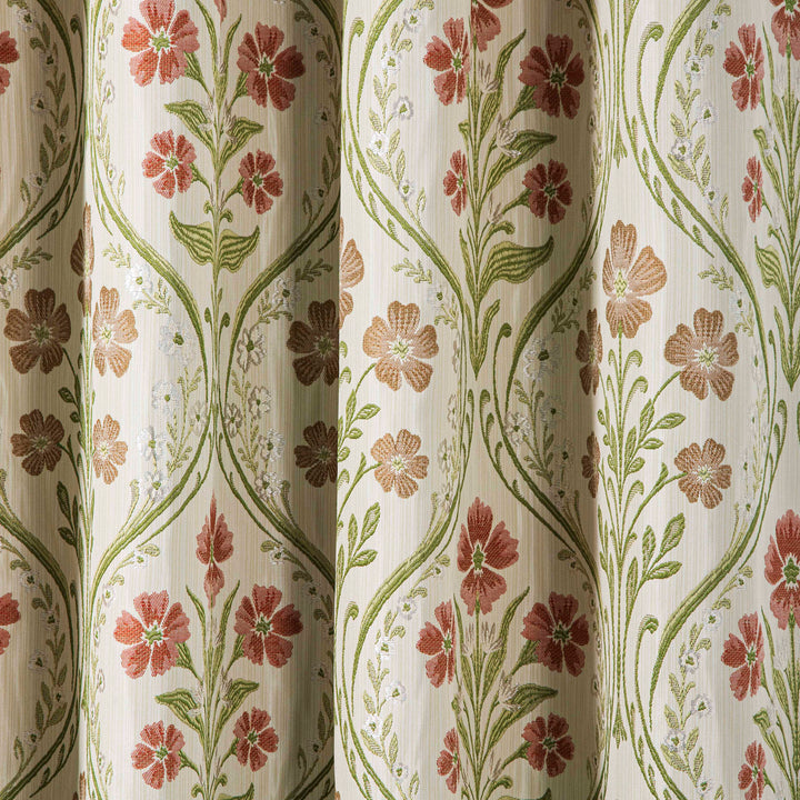 Curtina Estelle Eyelet Curtains - Natural - Williamsons Factory Shop