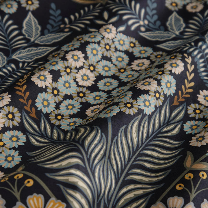 Appletree Heritage Evelina Duvet Cover Set - Navy - Williamsons Factory Shop