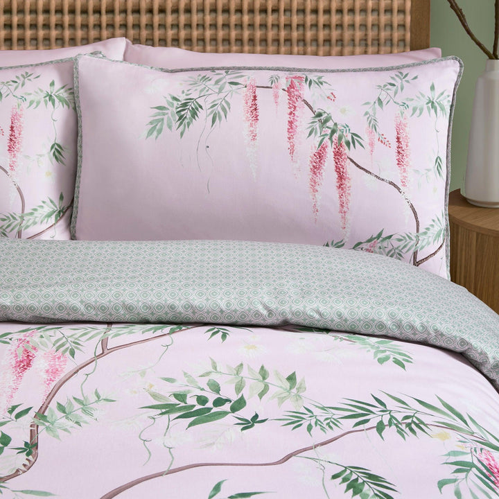 Soiree Enya Duvet Cover Set - Pink - Williamsons Factory Shop