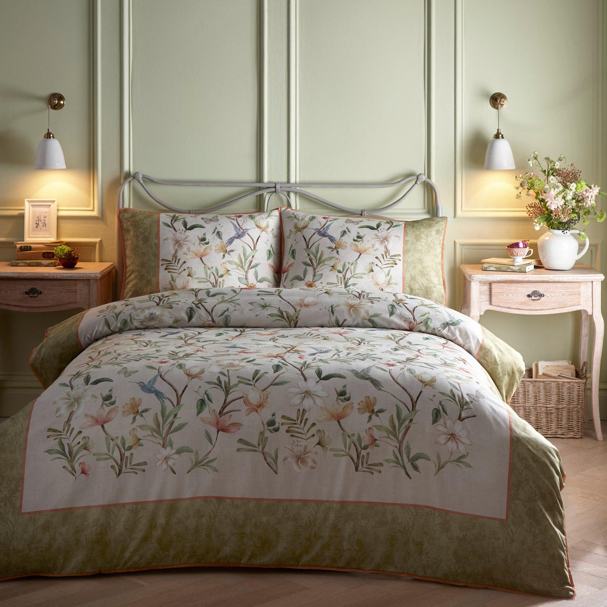 Appletree Heritage Fiorella Duvet Cover Set - Natural