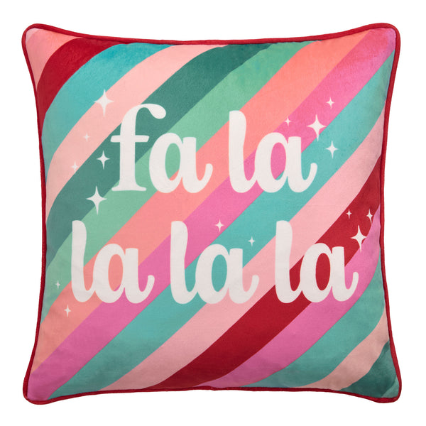 Fusion Fa La La Velvet Cushion - Multi