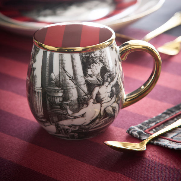 Laurence Llewelyn-Bowen Festivo Porcelain Mug With Lid - Multi