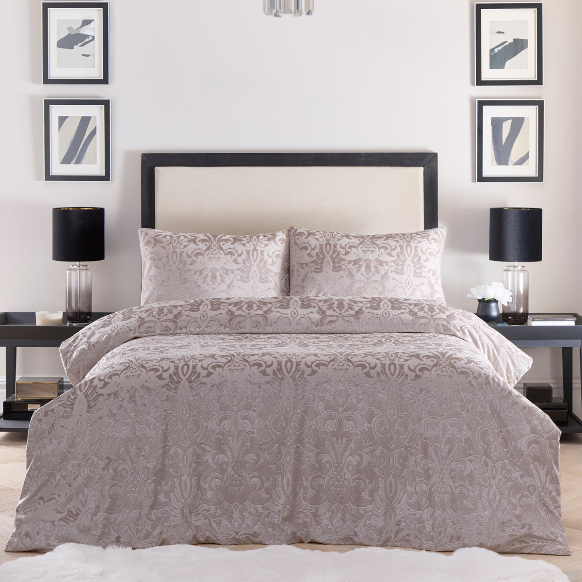 Laurence Llewelyn-Bowen Firenza Duvet Cover Set - Linen