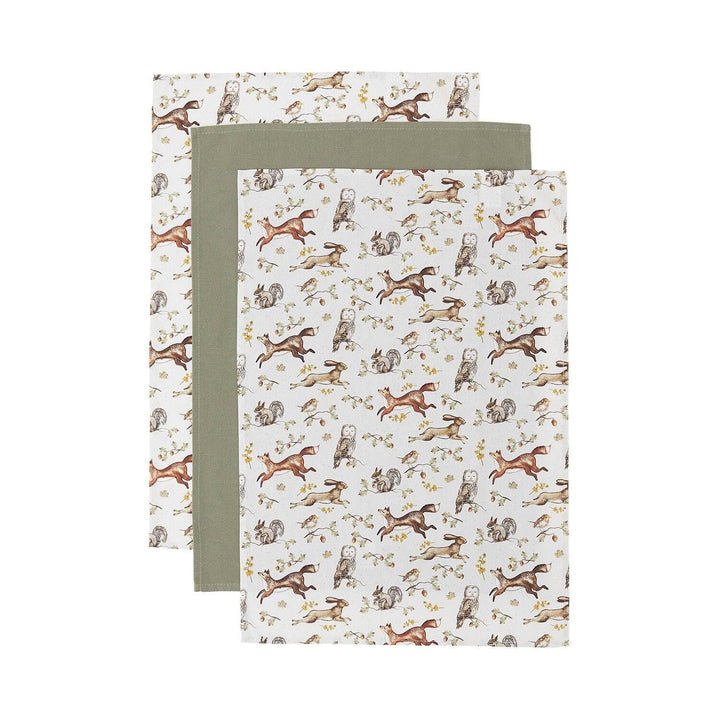 Forest Fable 3 Pack Tea Towels - Williamsons Factory Shop