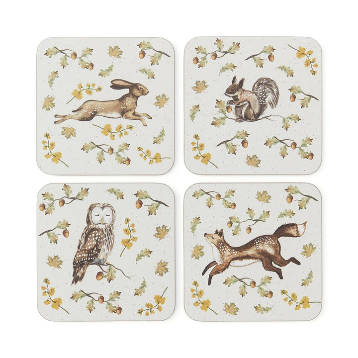 Forest Fable Set of 4 Coasters - Williamsons Factory Shop