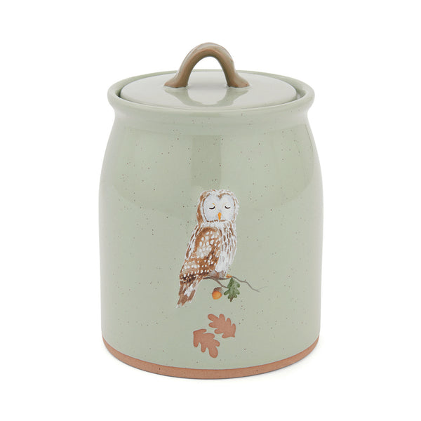 Forest Fable Canister - Owl - Williamsons Factory Shop
