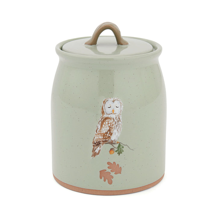 Forest Fable Canister - Owl - Williamsons Factory Shop