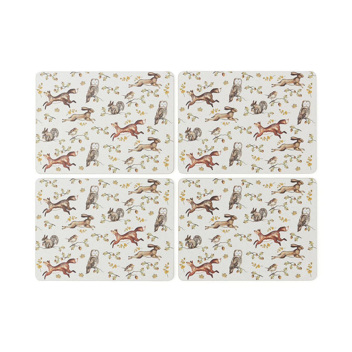 Forest Fable Set of 4 Placemats