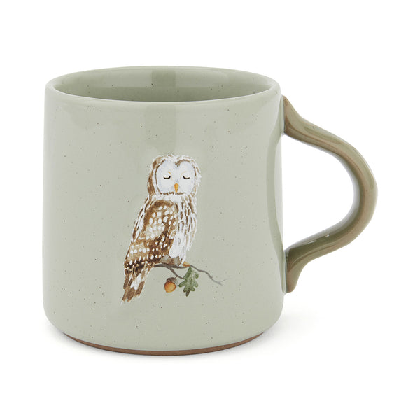 Forest Fable Belly Mug Owl - Williamsons Factory Shop