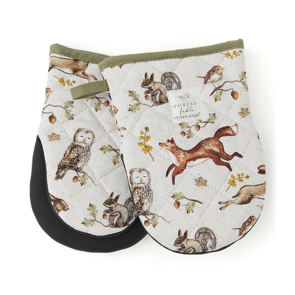 Forest Fable 2 Pack Microwave Mini Mitts - Williamsons Factory Shop