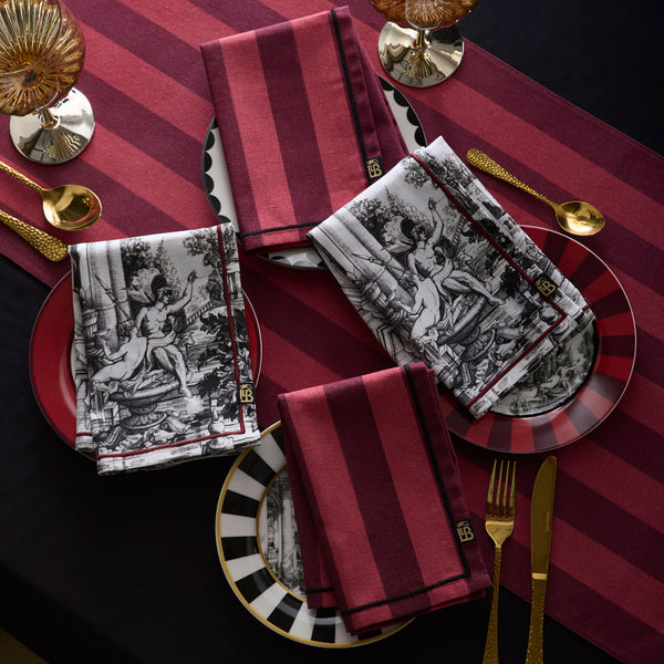 Laurence Llewelyn-Bowen Festivo Napkins (4 Pack) - Red