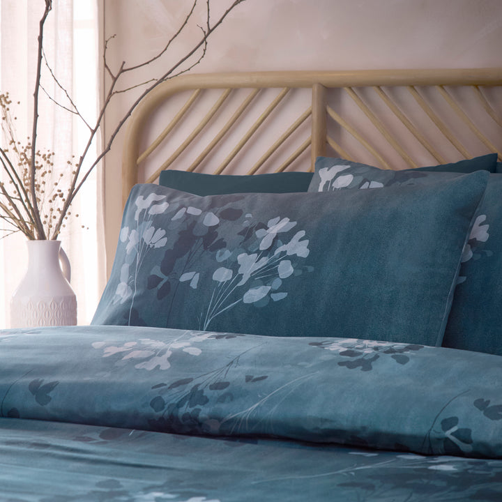 Drift Home Flynn Duvet Cover Set - Teal - Williamsons Factory Shop