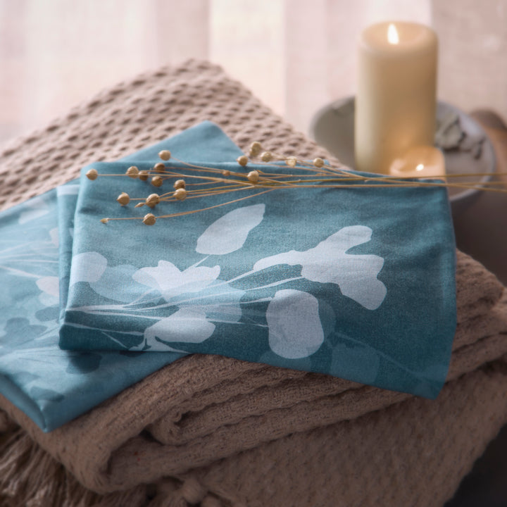 Drift Home Flynn Duvet Cover Set - Teal - Williamsons Factory Shop