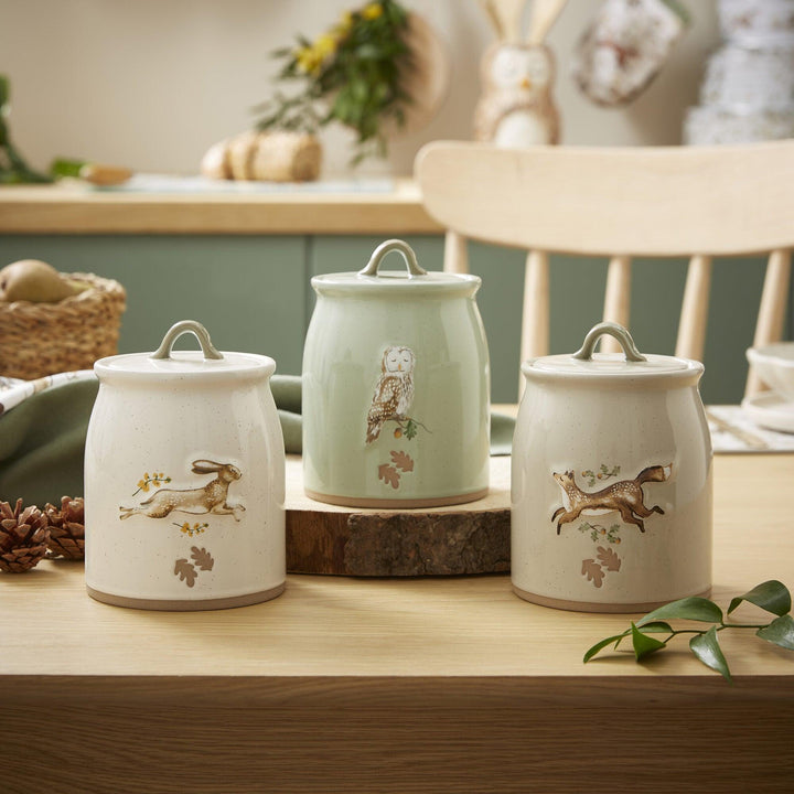 Forest Fable Canister - Owl - Williamsons Factory Shop