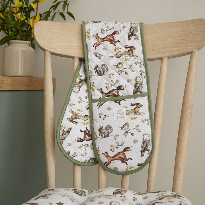 Forest Fable Double Oven Glove - Williamsons Factory Shop