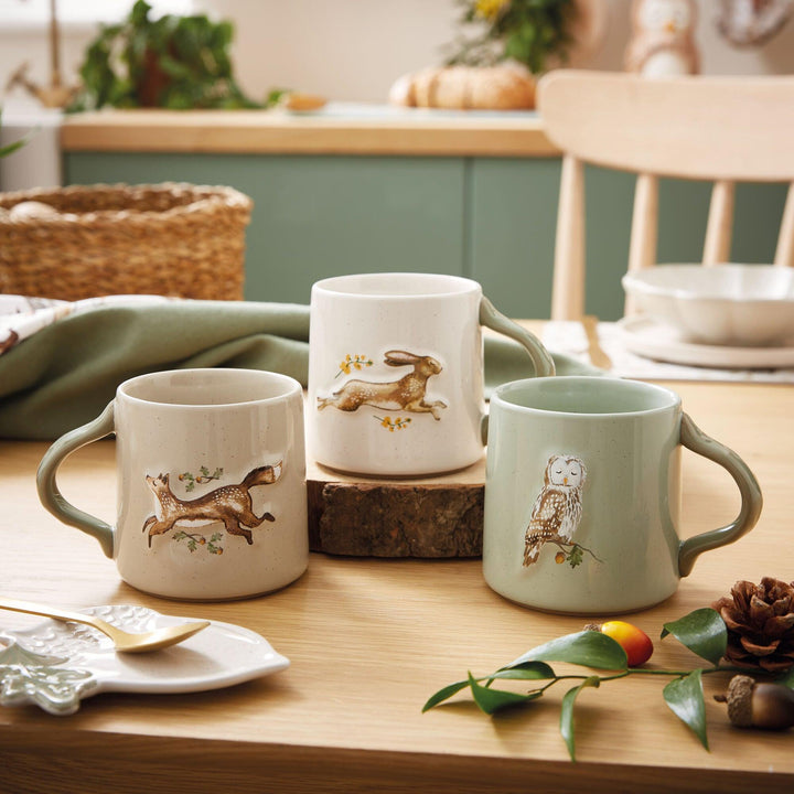 Forest Fable Belly Mug Owl - Williamsons Factory Shop