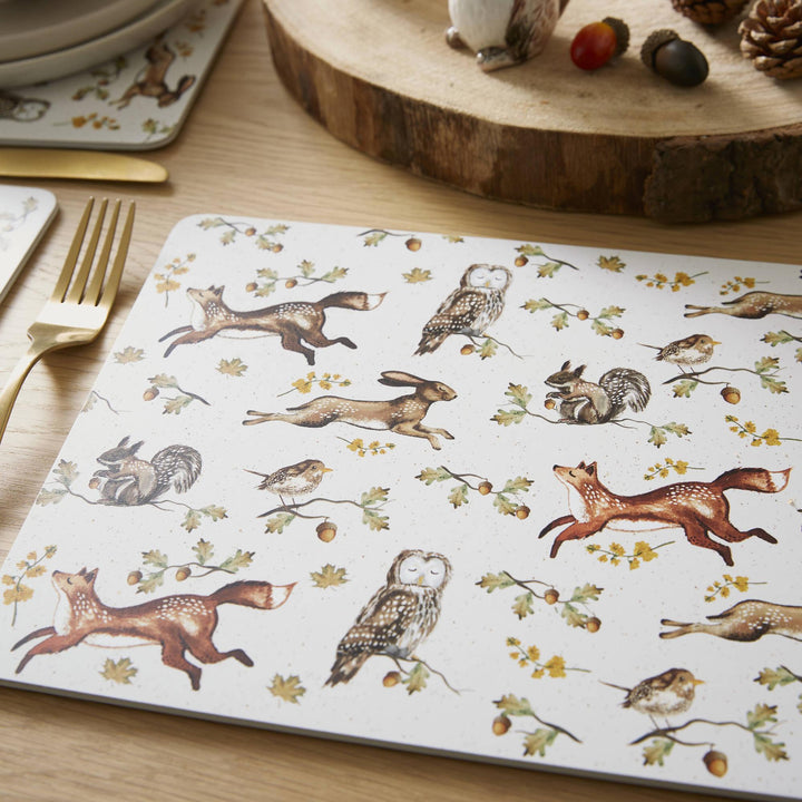 Forest Fable Set of 4 Placemats - Williamsons Factory Shop