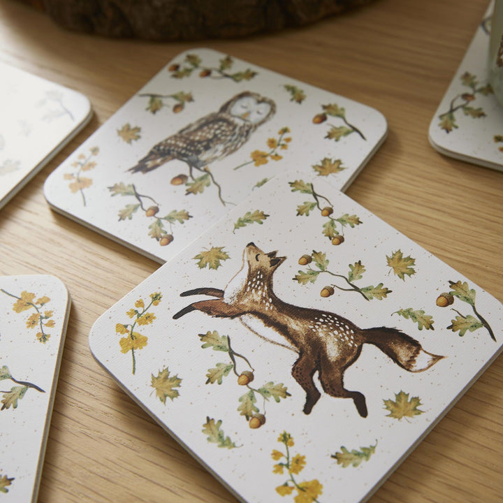 Forest Fable Set of 4 Coasters - Williamsons Factory Shop