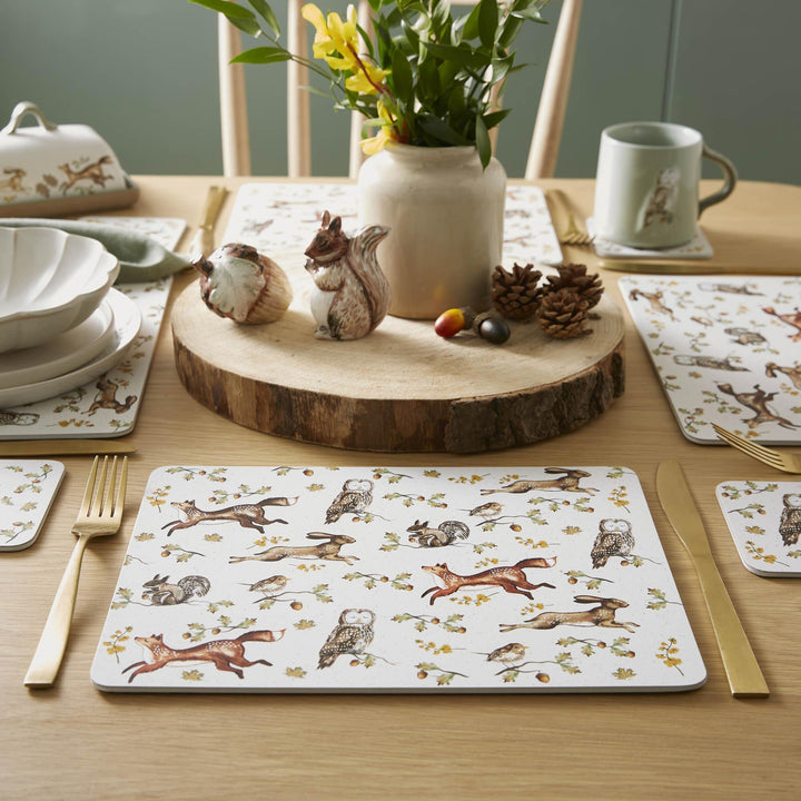 Forest Fable Set of 4 Placemats - Williamsons Factory Shop