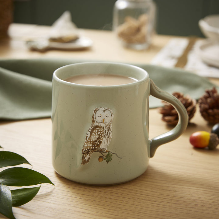 Forest Fable Belly Mug Owl - Williamsons Factory Shop