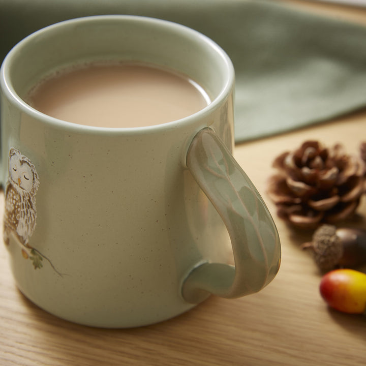 Forest Fable Belly Mug Owl - Williamsons Factory Shop