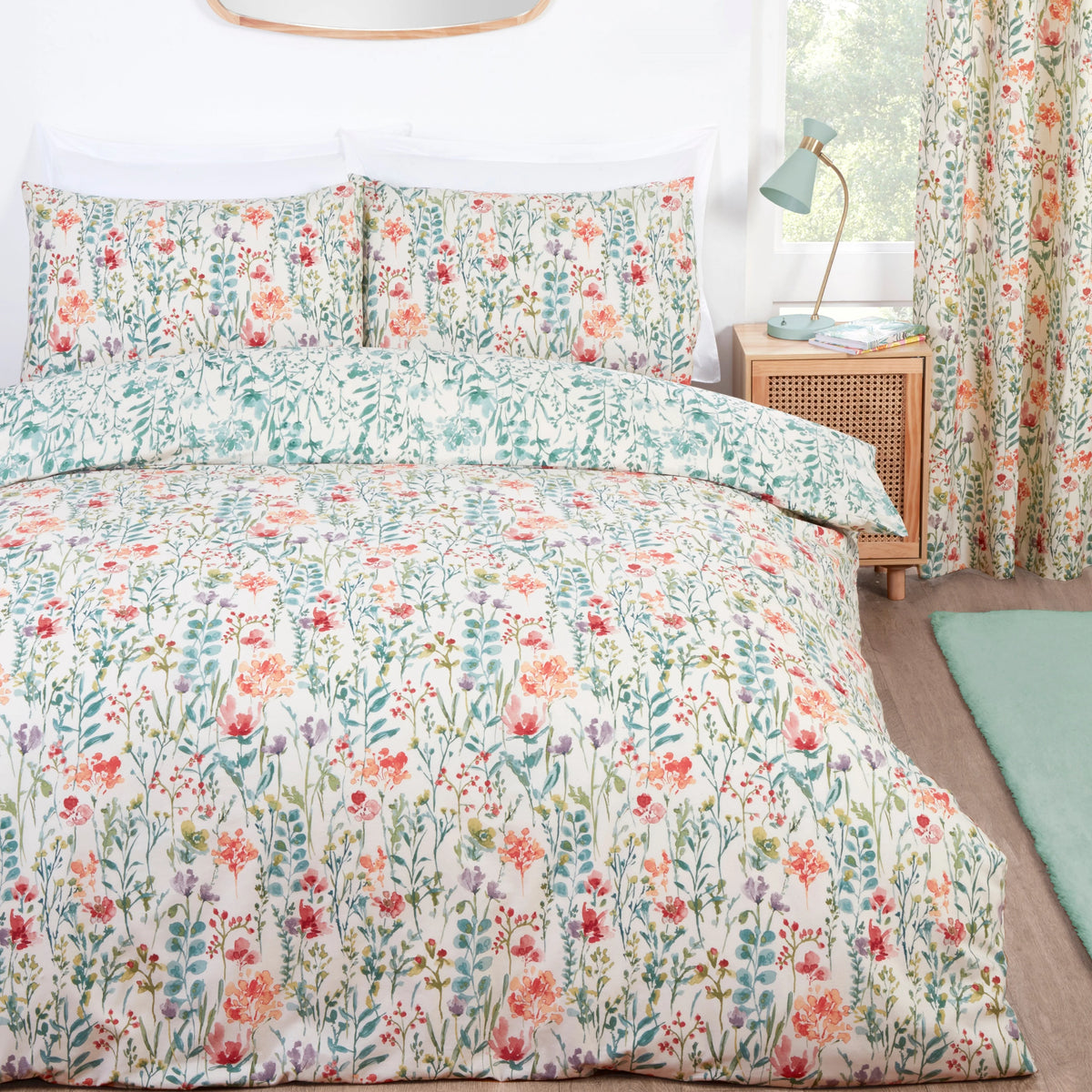 Sundour Amaryllis Duvet Cover Set - Multi - Williamsons Home